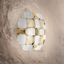 SlampMidawandlamp32x32cmgoudwit