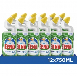 12xWCEendToiletreinigerActionGelPineForest750ml