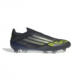 adidasF50EliteVeterlozeGrasVoetbalschoenenFGZwartZilverNeongeel