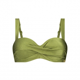 Twistedbikinitopshinygreenmaat36C70C