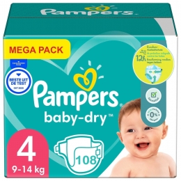 Pampers-BabyDry-Maat4-MegaPack-108luiers-914KG