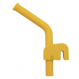 Dutsi-SiliconenRietjemetRietjeshouderclip-OlifantDesign-Mosterdgeel