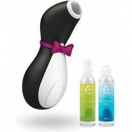 SatisfyerProPenguinNextGenerationmetEasyGlideGlijmiddelenToycleanerPakket