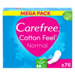 CarefreeCottonFeelAloe76stuks
