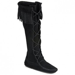 LaarzenMinnetonkaFRONTLACEHARDSOLEKNEEHIBOOT
