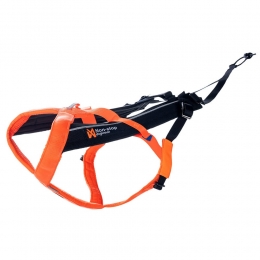 Non-stopdogwearTrektuigFreemotionHarness50blackorangeMaat6