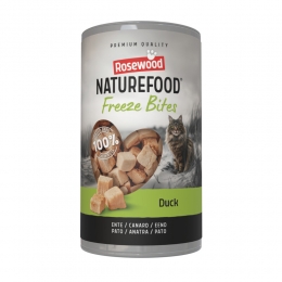 8xRosewoodNaturefoodHondensnackFreezeBitesDuck30gr
