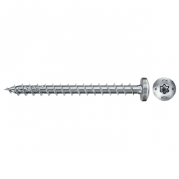 Fischer670439SpaanplaatschroefPower-FastII-TX20-50X50mm-VerzonkenKop-Voldraad-Verzinkt100st