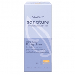 SanatureVivo100KatoenenIncontinentieInlegkruisjesLight24stuks