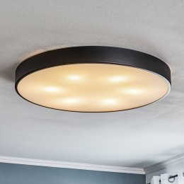 TEMARLIGHTINGPlafondlampCleometglazendiffusorzwart78cm