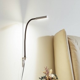 LindbyLEDleeslampFlexolanikkelhoekigmetaalstekker