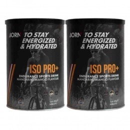 2xBornDrinkIsoProPlusMandarinMango410gr