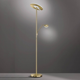 FISCHERHONSELLEDvloerlampDentmessingkleurig180cmCCT2-lamps