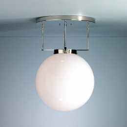 TECNOLUMENBrandtsplafondlampBauhaus-stijlnikkel35cm