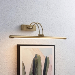 LucandeLEDschilderijverlichtingDimitrijgebogenmessingmetaal