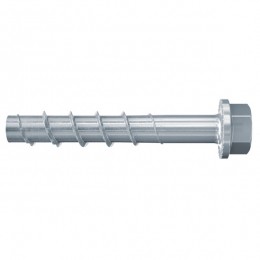 Fischer536853FBSIIUSBetonschroef-TX40-80X80mm-Zeskantkop-Voldraad-Verzinkt50st