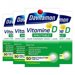 GratisVerzending4xDavitamonVitamineDKind50smelttabletten