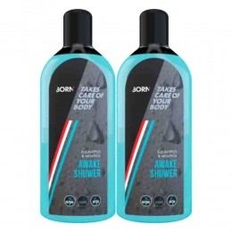 2xBornShowergelAwake200ml