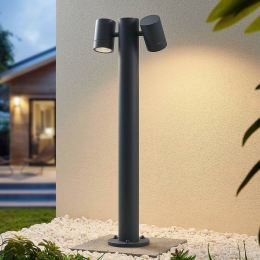 LucandeMaloneytuinpadverlichting2-lamps75cmantraciet