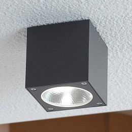 LucandeDobbelsteenvormigeLED-buitenplafondlampLukas