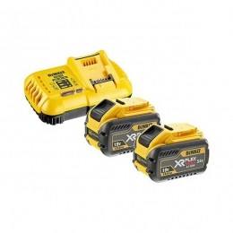 DeWALTDCB118Y2-QW18V54VLi-ionFlexVoltAccuStarterset2x18V54V120Ah