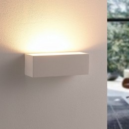 LindbywandlampSantino22cmgipsG9overschilderbaar