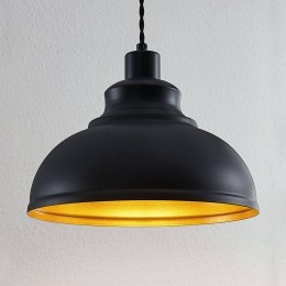 LindbyVintagehanglampAlbertinemetaalzwart