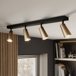 LucandeplafondlampAngelina4-lampsmessinggoud