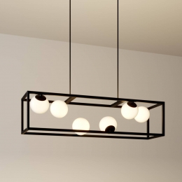 LindbyhanglampUtopia6-lampsglasijzer80cm
