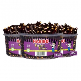 3xHariboKonfektstaven150stuks