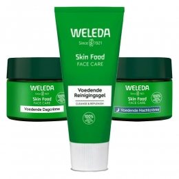 WeledaSkinFoodRoutine-VoedendeDagcrme1x40mlVoedendeNachtcrme1x40mlReinigingsgel1x75mlPakket