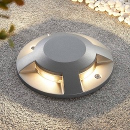LucandeLED-grondspotJeffreyzilver4lichtuitgangen