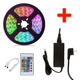 RGBLEDStripSet5Meter144WattmeterMetAdapterampController
