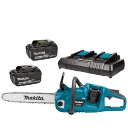 MakitaDUC355PT2LXT2x18VLi-IonAccuKettingzaagSet2x50Ah-35cm
