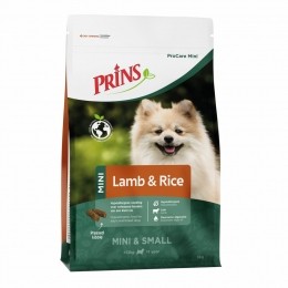 PrinsProCareHypoallergeenMiniLamRijstHondenvoer3kg
