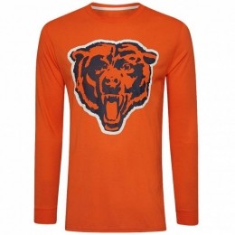 ChicagoBearsNFLNikeFashionTopHerenShirtmetlangemouwenNKOA-10DY-V7J-8NV