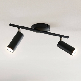 LindbyLEDplafondlampCamillezwarttweelampjes
