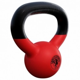 Kettlebell-Gietijzer-Vinyl-Gewicht-Rood-2kg-GorillaSports