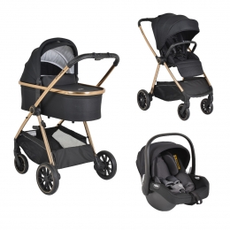 CangarooHydraBlack3-in-1KinderwagenIncli-SizeAutostoel