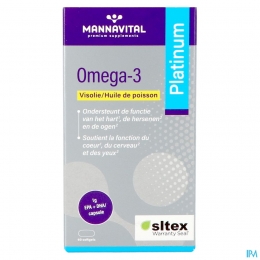 MannavitalOmega3VisolieSoftgels60