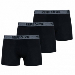 PIERRECALVINIHipsterHerenBoxershort3-pakZwart6130-B-4