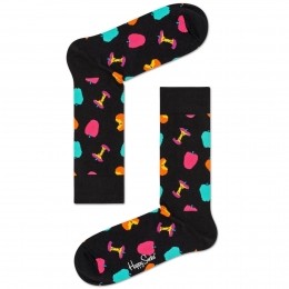 HappySocksAppleSokkenZwart