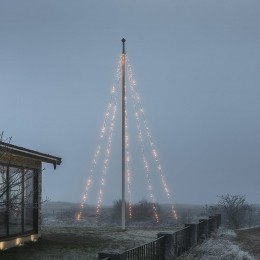 Vlaggenmastverlichting-500LEDs-Amber2200K-5meter-Kerstverlichting