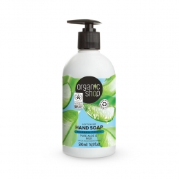 3xOrganicShopHandzeepAloeandMilk500ml