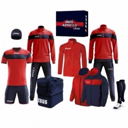ZeusApolloVoetbaltenueTeamkledingbox12-deligRoodNavy