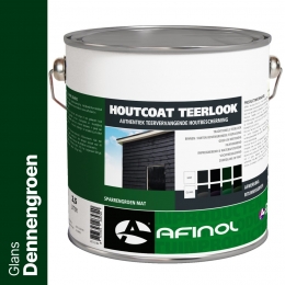 AfinolHoutcoatTeerlookGlansDennengroen25liter