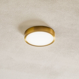 ORIONBullyLEDplafondlampmetpatinalook14cm