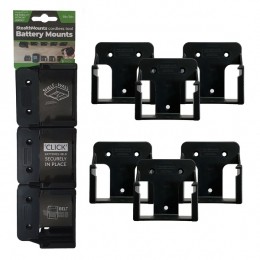 StealthMountsBM-MHH18-BLK-6AccuhouderVoorHikoki18V36V-Zwart-6-pack