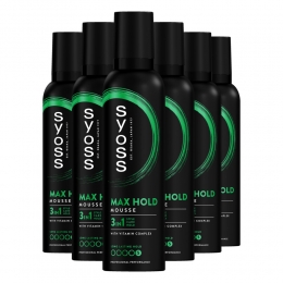 6xSyossMaxHoldHaarmousse250ml
