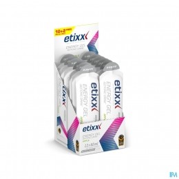 EtixxIsotonicDrinkEnergyGelApple12x60ml
